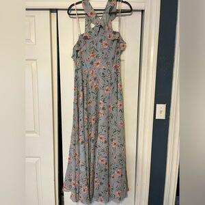 Gal Meets Glam Chiffon Maxi Dress Floral Size 10 NWOT